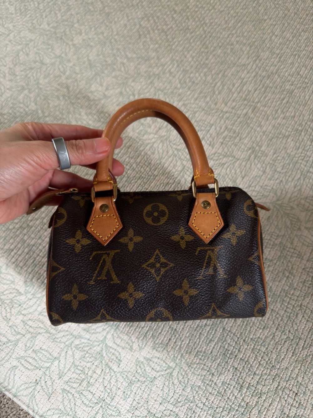 Louis Vuitton Monogram Nano Speedy (Vintage Mini Sac HL Speedy) - Picture 2 of 11